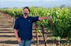 Tony Coltrin, veteran winemaker with Oberon, in the vineyard
